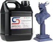 Siraya Tech 2kg Fast Navy Grey ABS-Like 3D Print Resin, Fast Printing and Curing, High Precision and Low Odor, Non-Brittle 8K Capable 3D Printer for LCD DLP 3D Printing (Navy Grey, 2kg)