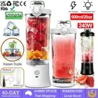 Portable 600ml USB Fruit Blender,Personal Food Smoothie Maker Mixer Juicer Shake