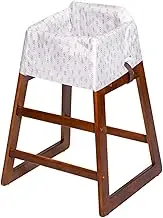 J.L. Childress Healthy Habits Disposable Restaurant High Chair Covers - 12 Count - Individually Wrapped Baby Seat Covers - Covers All Surfaces - Stars/Hearts/Arrows