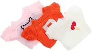 Totority 3pcs Plush Bear Clothes Bear Outfit Doll Costume for Decoration Stuffed Animal Accessories Plush Animal Clothes Doll Clothes for Decor Bear Doll Outfits Reusable Doll Clothes Yarn