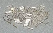 25/50/100Pcs EN1006 18AWG 1mm² Non Insulated Ferrule Bootlace Naked Crimp