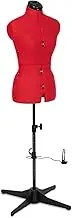 Adjustoform Sew Simple 8 Part Small Poppy Red Adjustable Dress Form (UK Dress Size 8-16)