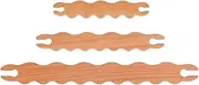 Wood Wavy Sticks | Wooden Shuttles Weaving Stick | Knitting Tools for Beginners, Handmade Crafts, Wedding Programs