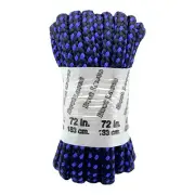 BLACK-PURPLE 72 inch HEAVY DUTY Hiking Work BOOT LACES, 5mm Durable Shoelaces