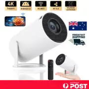 Premium Mini Portable Projector Smart 4K 1080P Support WiFi6 BT 5.0 Android 11