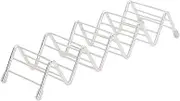 Stainless Steel Taco Holder Broader Wavy Tray Stand for Party Restaurant