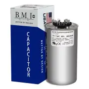70 + 7.5 MFD Round Run Capacitor ( 440V / 370V )