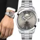 【TISSOT 天梭 官方授權】GENTLEMAN系列 80小時動力儲存 開芯機械腕錶 母親節 禮物(T1274071108100)