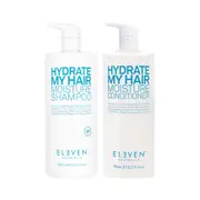 Eleven Australia Hydrate My Hair Moisture Shampoo & Conditioner 960mL Duo