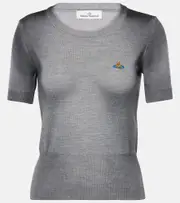 [Vivienne Westwood] Vivienne Westwood Eli Orb virgin wool top AU 12 grey