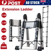 2.7/3.8/4.4/5/5.8m Telescopic Folding Ladder Aluminium Extension Step Extendable