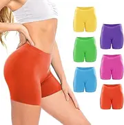 [Sexy Basics] Womens 6 Pack Ultra Soft Mini -Bike Short | Workout Trunk Spandex Stretch Boxer