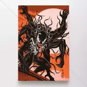 Venom Poster Canvas X-Men Blue Marvel Comic Book Cover Art Print