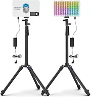 amaran Pano 60c 2-Light Kit 60W RGBWW Full-Color Panel Light Set, 22,220 Lux @ 0.5m, USB-C PD Powered, Includes Softboxes, Grids, Diffusers, Stands & Carrying Case for Photography & Video - White