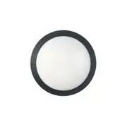 3A Lighting 12W LED Tri Colour Round Plain Bunker Light