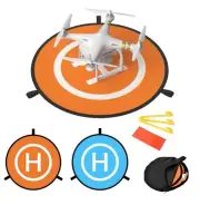 Drone Landing Pad 5pcs Set Accessories Helicopter Launch Pad Nylon Orange Blue