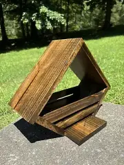 Rustic Farmhouse Classy Handmade Nesting Box, Birdfeeder, Dove Nesting Box