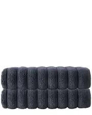 DePera Home Set of 2 Vague Bath Towels