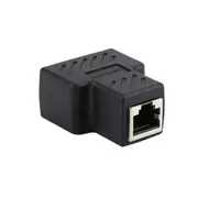 2 Pcs 1 To 2 Ways LAN Ethernet Network Cable RJ45 Female Splitter RJ45 Connector RJ45 Adapter Lan Splitters Ethernet Connector