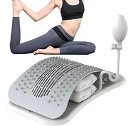 Back Stretcher for Lower Back | Spine Decompressor Massager Board - Lumbar Support Posture Corrector for Women and Men Home Gym Workout