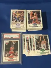 1990 Fleer Basketball Complete Set 198 Cards With PSA 9 Mint Michael Jordan