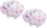 minkissy Pack Shower Cap Soft Comfortable Bathing Cap for Toddlers Breathable Boys and Girls Machine Washable