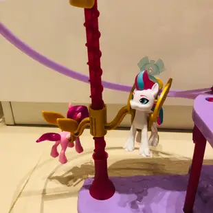 My little pony彩虹小馬城堡軌道玩具女孩玩具