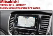 Mitsubishi Triton MR - GPS NAV Integration with a latest map