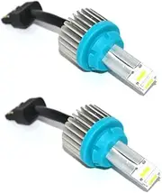 e-auto fun JU7440CSP9L T20 Single 10-30V High Power LED Back Lamp Kit, 25W/2200 Lumens, Non-Polarized, White, 6500k, Set of 2