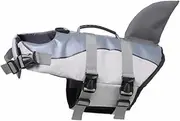 GRIRIW Reflective Pet Life Vest Puppy Handle Dog Swim Vest Breathable Quick Release Buckles Double Lock Jsy03 m Pet Apparel