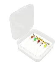 Spinner Bait for Bass Fishing, Propeller Fishing Lure, Rotating Fishing Lure, Spinner Bait, 5 Pieces, Hard Multicoloured Spinner Bait, Fishing Lure