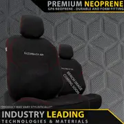 Toyota Landcruiser 78 Series - Bucket & 3/4 Bench - GP6 Premium Neoprene 2x Front Seat Covers (Made to Order)