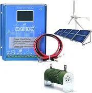 12V 24V 48V 3000W Wind Solar Hybrid Charge Controller, MPPT Charge for Solar Panel Wind Turbine, Lithium Lead Acid Battery,220v