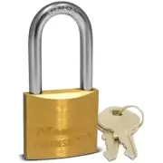 Master Lock 40mm - Fortress Brass Long Shackle Padlock
