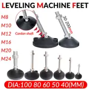 Leveling Machine Feet M8 M10 M12 M16~M24 Screw in Height Tilting Feet Adjustable