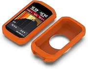 Silicone Case Compatible with Garmin Edge 1050, Shockproof and Drop-Proof, Portable Ultralight Travel Cover for Edge 1050 GPS Bike Computer (Cover Only) (Orange)