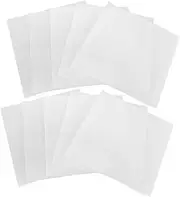 Angoily 30pcs Nylon Paint Filter Sheet: 4.72x4.72inch Paint Strainers Nylon Mesh Strainer Screen - 200 Mesh White Net Fabric for Filtration