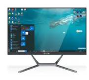 HYSTOU Factory Home Office Computer 23.8 Inch Core i5 i7 32GB DDR4 LCD Screen HD 4K All In One Desktop PC I7 9750H No RAM No SSD WIFI
