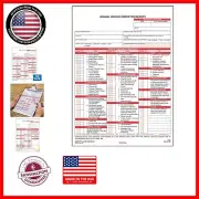 J. J. Keller 100-Pack DOT Compliant Vehicle Inspection Report Forms - Carbonless