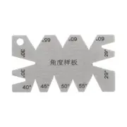 Screw Thread Gauge Cutting Angle Gage Template 29°-65°, 2mm Thickness