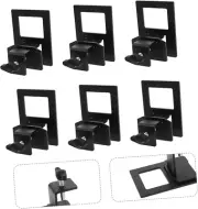 Unomor 6pcs Adjustable Metal Mattress Slide Stopper for Bed Frame Non Slip