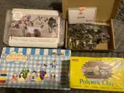 polymer clay, earring kit & cutters