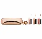 NIB MAC HOLIDAY SNOW BALL MINI LIP GLOSS KIT/NUDE LIPGLASS GOLD LE SALE!