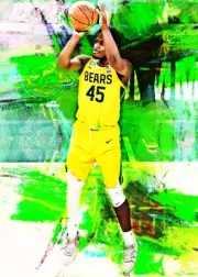 Davion Mitchell Sacramento Kings Baylor 13/25 Art Fine Art Print Card By:Q
