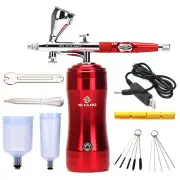 Mini Air Compressor Kit Air Brush Paint Spray Gun Nail Tattoo Cake Art Airbrush