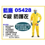 【天隆五金】(附發票)藍鷹 BLUE EAGLE 05428 C級防護衣 防污染 醫學 化學 工業 農藥噴灑 印刷業