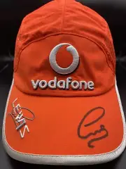 SIGNED LEWIS HAMILTON 2009 MCLAREN VODAFONE MERCEDES FORMULA ONE F1 CAP HAT