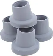 Anneome 4pcs Sooth Chair Bath Chair Foot Cover Replacement Rubber Cane Tips Furniture Leg Protector Crutches Tips Furniture Feet Protectors Stool Leg Caps Grey Rubber