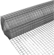SXEVZOO Rodent Mesh, Hole Diameter 15X15mm, Reusable Gardening Net Fence Sheet for DIY Craft, Multi-Purpose Hardware Cloth Welded Roll(1x17m)