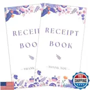 Thank You Receipt Book for Small Businesses 4x7 inches 2-Part Carbonless Whit